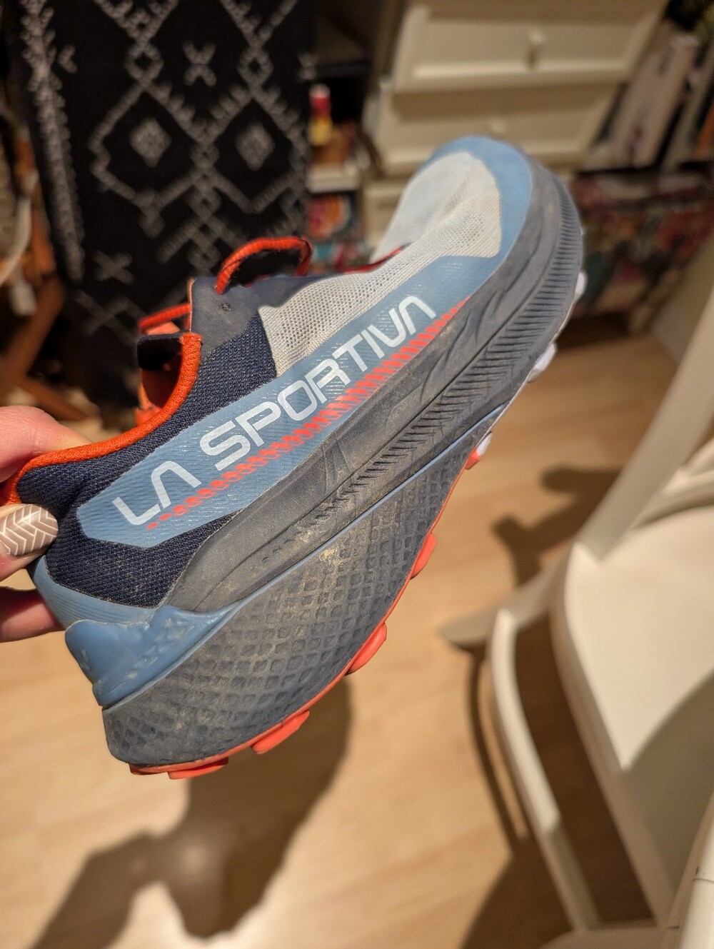 La Sportiva Prodigio Trail Running Shoes 7.5 Blue Coral